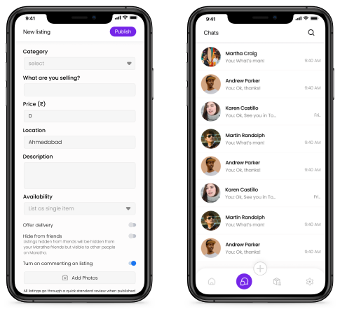 Product Upload / Messaging